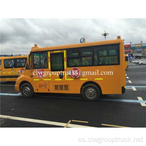ChuFeng baja velocidad 19 asientos de autobús escolar de entrega preescolar